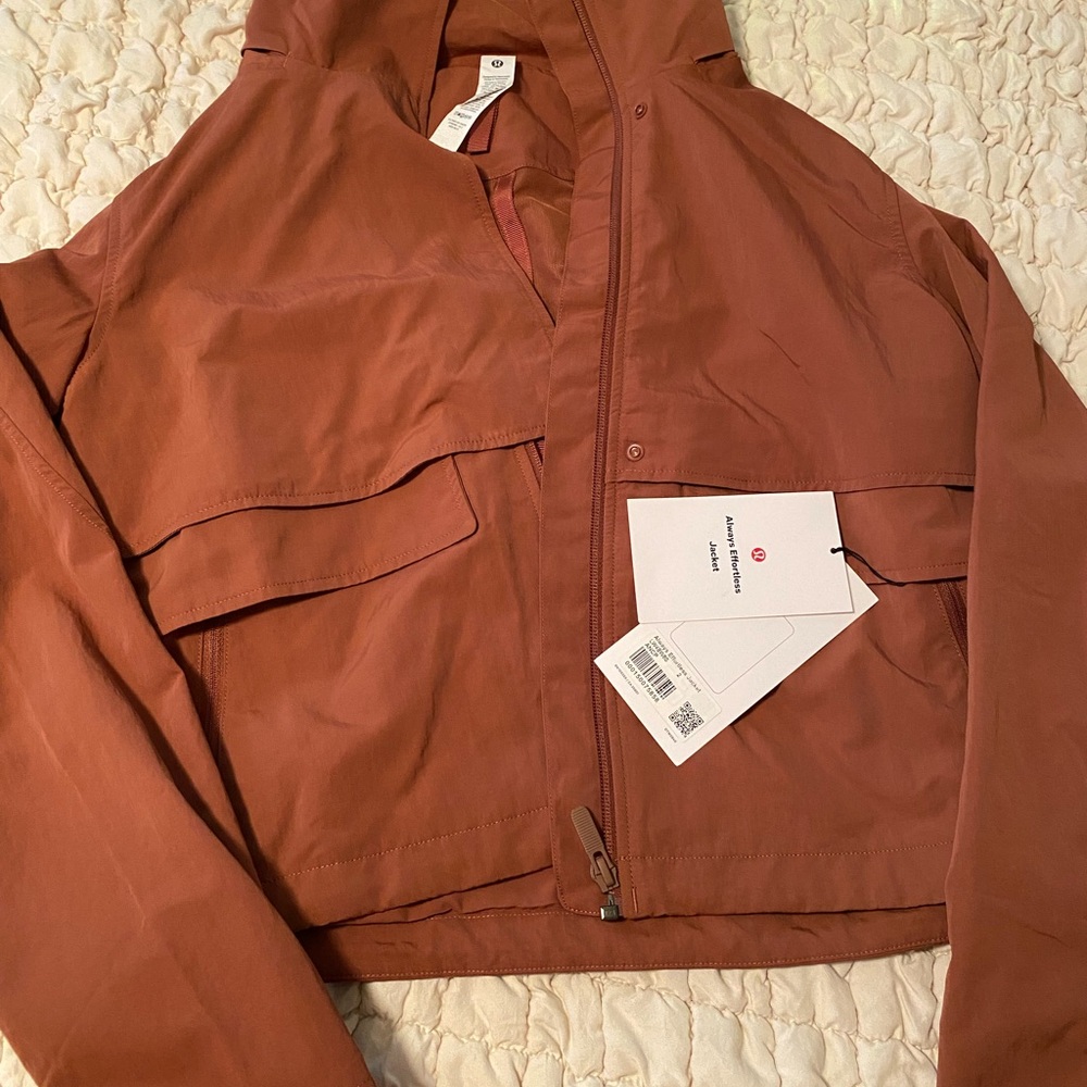 Lululemon always effortless jacket ancient copper